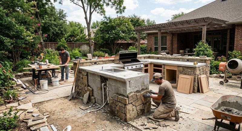 Outdoor Kitchen Renovation in Alpharetta, GA